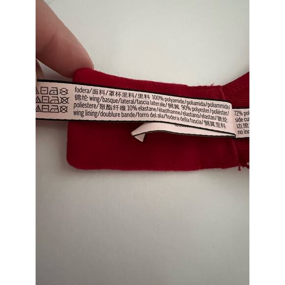 Victoria's Secret Women's Dream Angels Push Up Bra without Padding Red Size 34D - Picture 11 of 13